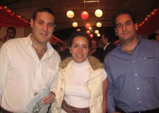 Alejandro Roca, Lucía Crovetto, de Agriquem y Miguel Gómez-Icasa de Maersk Line